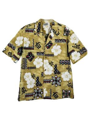 Royal Creations sz L Hawaii short sleeved floral mens Vintage shirt